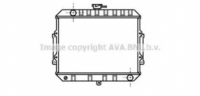 AVA QUALITY COOLING mt2008 -  Радиатор, охлаждение двигателя
